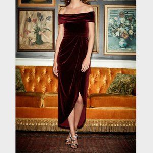 BHLDN Edison Velvet Dress (worn once)